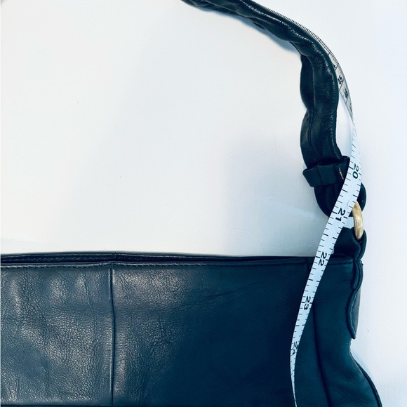 Stone Mountain navy blue leather handbag - Picture 8 of 8